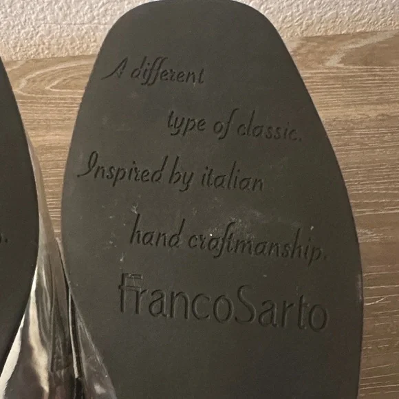 Franco Sarto Women's Metallic Silver Mules - Picture 5 of 6